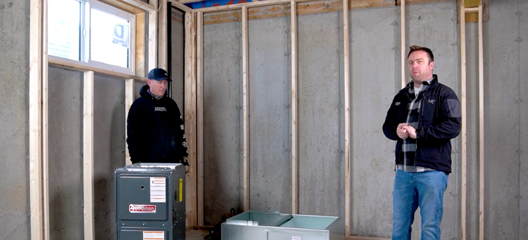 Tradesman Manufacturing Reviews Residential HVAC Parts on a New Home